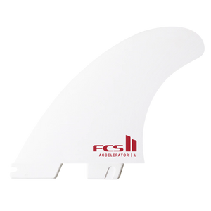 FCS II Accelerator White Edition Tri Fin Set
