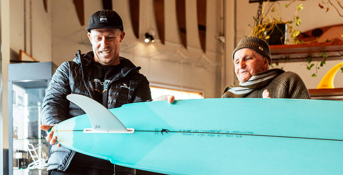 FCS Shaper Awards | Mick Surfs the McTavish Bluebird