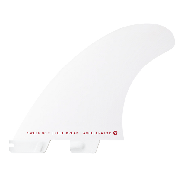 FCS II Accelerator White Edition Tri Fin Set - FCS UK