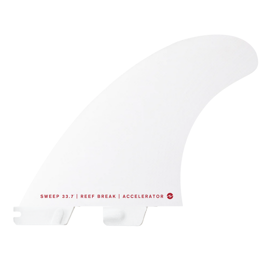 FCS II Accelerator White Edition Tri Fin Set