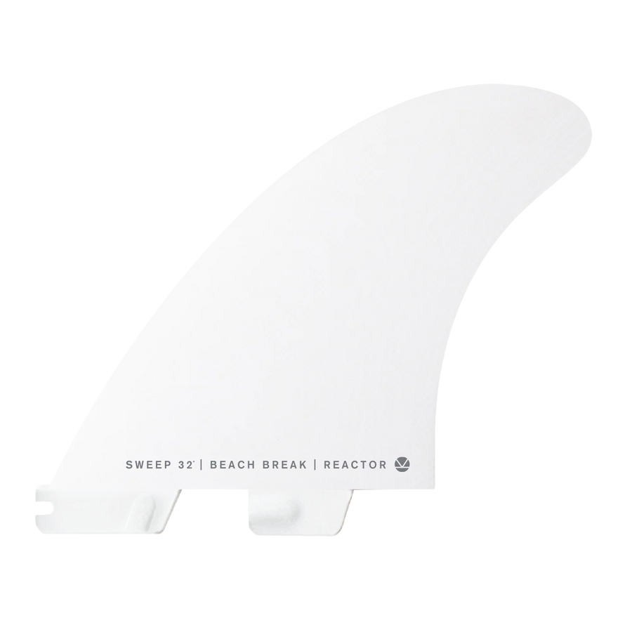 FCS II Reactor White Edition Tri Fin Set