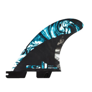 FCS II Performer PC Quad Rears - Tranquil Blue - USEDSURF