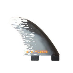 FCS G-XQ QUAD REAR FIN SET - 青 FCS I G-XQ Quad Twin Rear Surfboard Fins - Medium/Blue Smoke